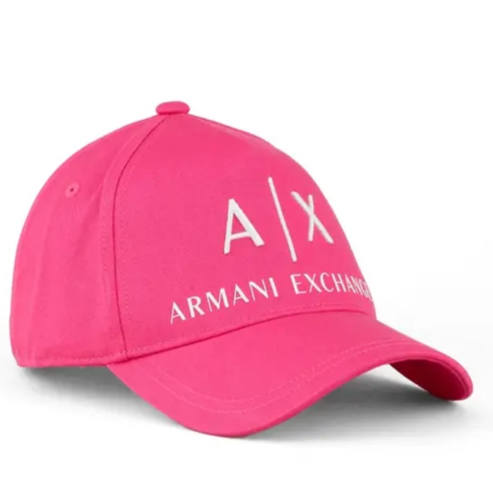 Pink Armani Exchange Logo Hat NWT